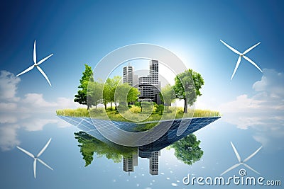 Beauty of nature and the importance of preserving the environment Stock Photo