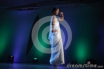 Beauty pageant Miss Expat in Prague, Czech Republic. Editorial Stock Photo