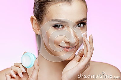 Skin care and beauty concept Stock Photo