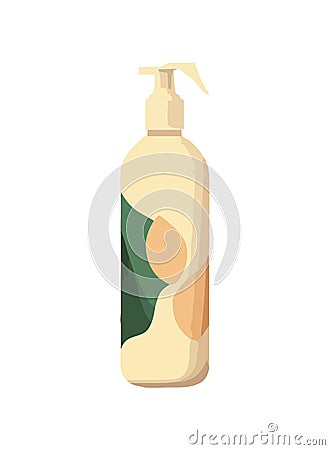 Beauty product packaging shampoo Vector Illustration