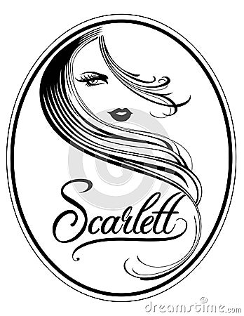 Beauty salon logo concept Vector Illustration