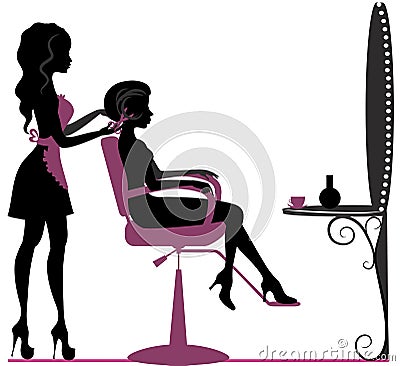 Beauty salon Vector Illustration