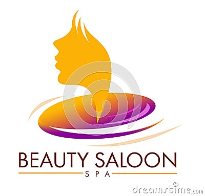 Beauty Saloon Logo Stock Photo