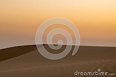 The Beauty and Simplicity of the Desert Stock Photo