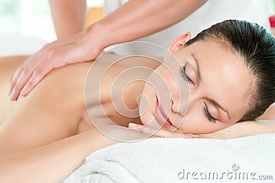 Beauty spa treatment Stock Photo