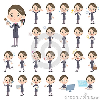 Beauty staff women_1 Vector Illustration