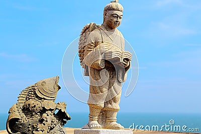 The Beauty of stone carving Stock Photo