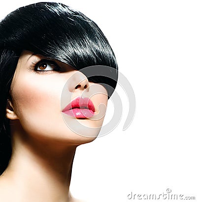 Beauty Stylish Girl Stock Photo