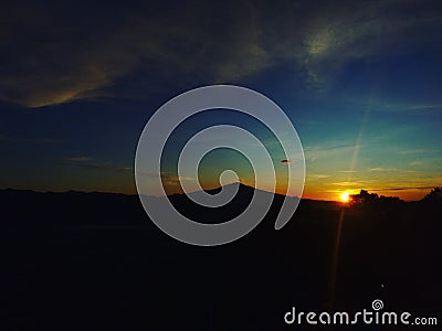 the beauty of sunrises Stock Photo