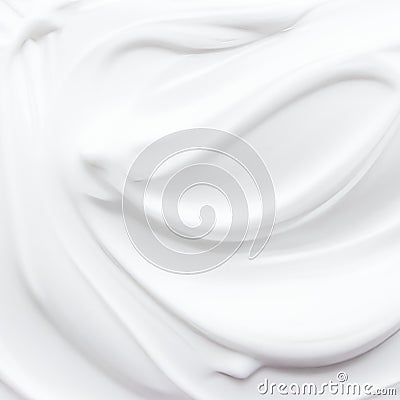 Beauty swatch and skincare cosmetics texture, white cream as cosmetic background. Generative Ai Stock Photo