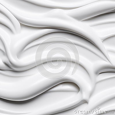 Beauty swatch and skincare cosmetics texture, white cream as cosmetic background. Generative Ai Stock Photo