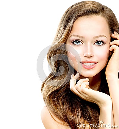 Beauty Teenage Girl Stock Photo