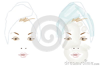 Beauty treatment Stock Photo