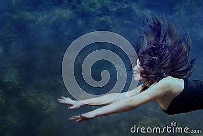 Beauty underwater Stock Photo