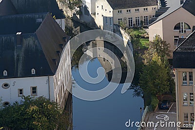 Beauty view of luxembourg city Stock Photo
