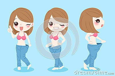 Beauty woman show her waist Stock Photo