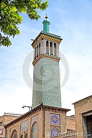 Beautyful tower of Golestan palace, Tehran Stock Photo