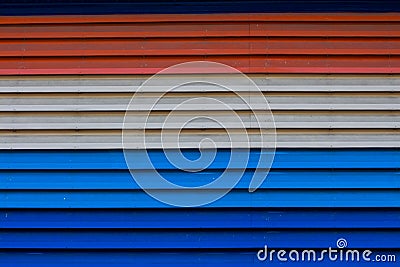 Beautyful zinc metal red,blue,white or texture Stock Photo
