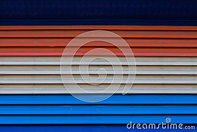Beautyful zinc metal red,blue,white or texture,background Stock Photo
