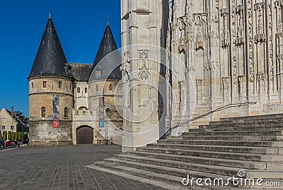 The Saint-Pierre Cathedral in Beauvais, France Editorial Stock Photo