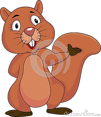 Beaver cartoon Vector Illustration