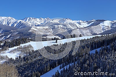 Beaver Creek, Colorado Ski Resort Stock Photo