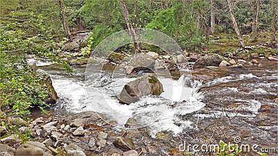 Beaverdam Creek at Backbone Rock Stock Photo