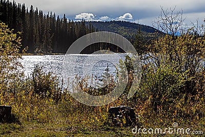 Beaverdam Provincial Recreation Area Clearwater County Alberta Canada Stock Photo