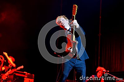 Beck (legendary musician, singer and songwriter) performance at Dcode Festival Editorial Stock Photo