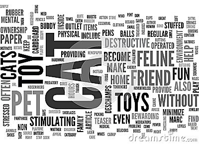 Become Your Feline Friend S Best Buddy With A Great Cat Pet Toy Word Cloud Stock Photo