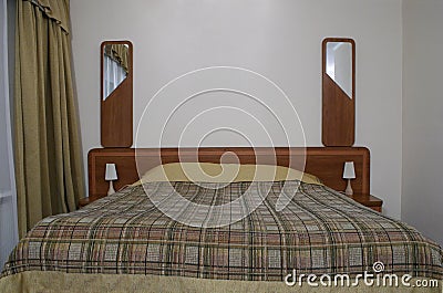 Bed Stock Photo