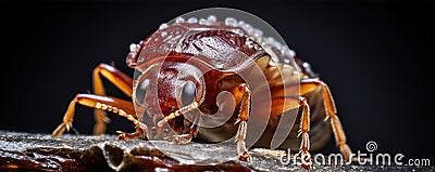 Bed bug super detail, macro shot. Bedbug Stock Photo
