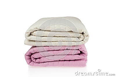 Bed Covers Stock Photo