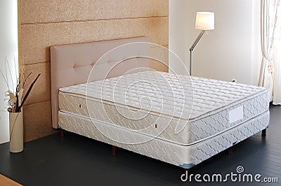 Bed mattress pad Stock Photo