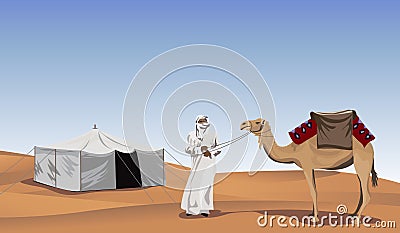 Bedouin Vector Illustration
