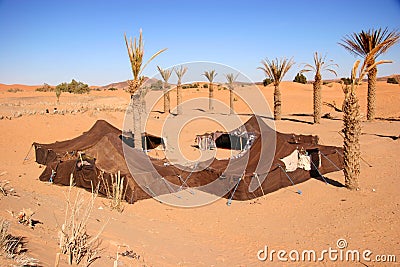 Bedouin camp Stock Photo