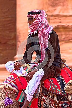 Bedouin Tribe Petra Editorial Stock Photo