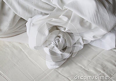 Bedsheet Stock Photo