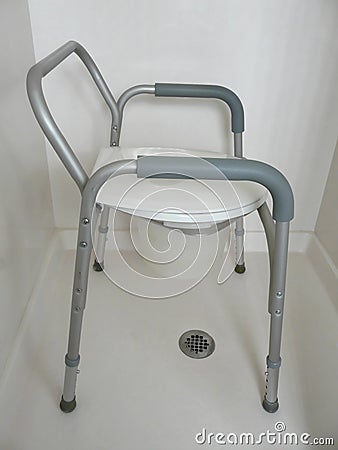 Bedside Commode Stock Photo