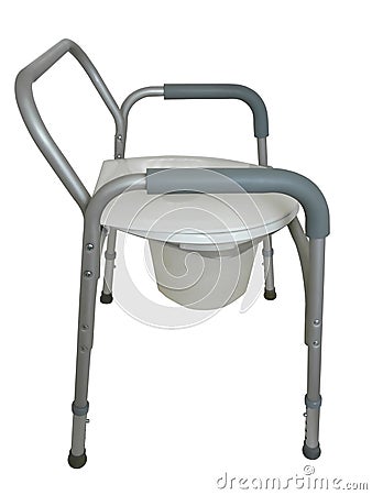 Bedside Commode, Shower Chair Stock Photo
