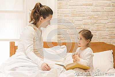 Bedtime stories Stock Photo