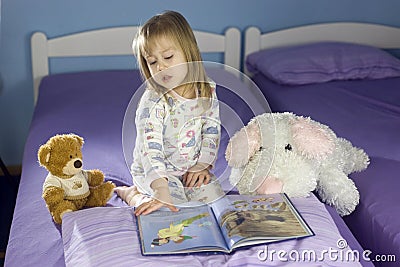 Bedtime story Stock Photo