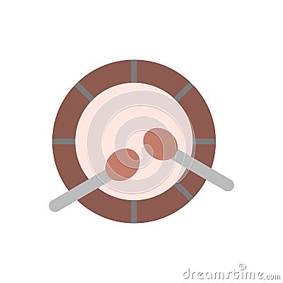 Bedug Ramadan icon. Simple color vector elements of islam icons for ui and ux, website or mobile application Stock Photo