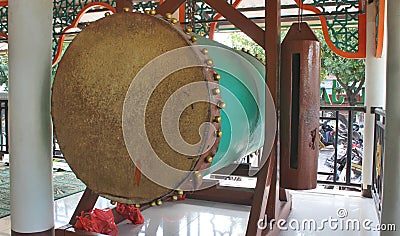 BEDUG - traditional tool to call prayers Stock Photo