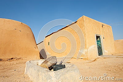 Beduin village Stock Photo