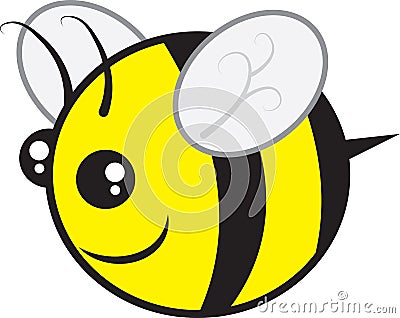 Bee Chubby Vector Illustration