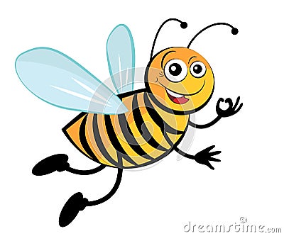 Bee. Vector Illustration