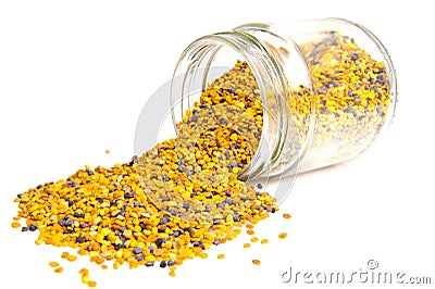 Bee Pollen Stock Photo