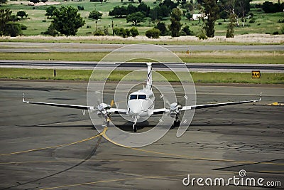 Beechcraft King Air 350B Stock Photo