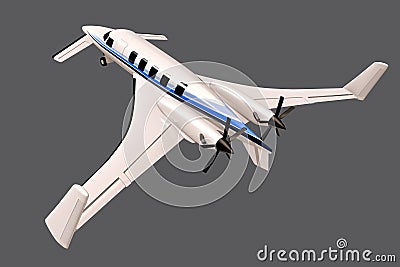 Beechcraft Starship 2000 aircraft concept Stock Photo